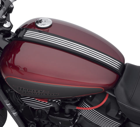 Harley Davidson 61400379 Fuel Tank Trim - Gloss Black Machined KIT,TRIM,XG, FUEL TANK, EDGE C