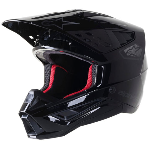 Alpinestars S-M5 Scout Helmet Ece Black Silver Glossy 83054221997