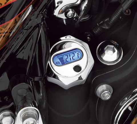 Harley-Davidson 63004-09B Oil Level and Temperature Dipstick with Lighted LCD Readout