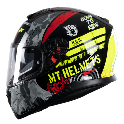 MT Thunder 3 Sniper Gloss Black/Fluo Yellow MT Helmets M10552050