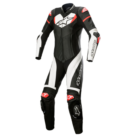 Alpinestars Stella Gp Plus 1Pc Leather Suit Black White Bright Red 31805221304