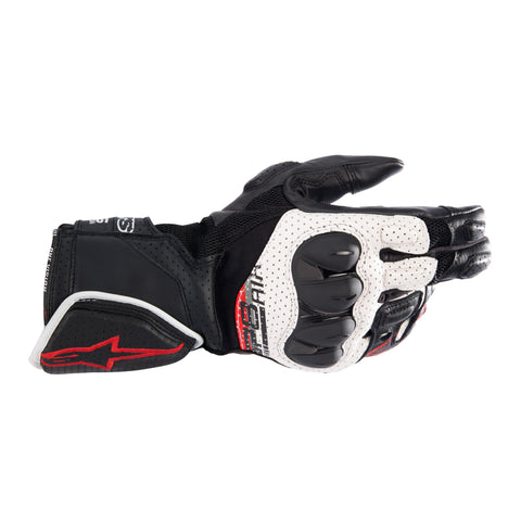 Alpinestars Sp-8 V3 Air Gloves Black White Bright Red 35586211304