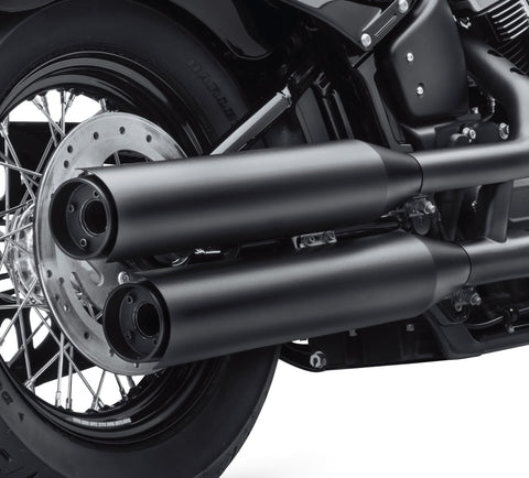 Harley Davidson 65400461 Satin Black Muffler Shields - Long KIT,EXH SHDL,MUFFLER,SATIN BLK