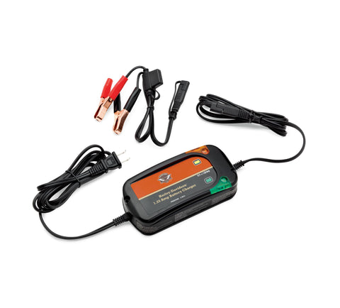 Harley Davidson 66000033 1.25 Amp Weather-Resistant Battery Charger CHARGER,BATTERY,1.25A,US