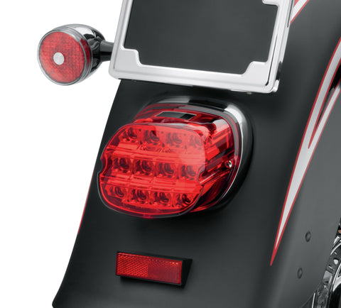 Harley Davidson 67800355 Layback LED Tail Lamp KIT-TAILAMP,RED,RED/WHT LED,W/