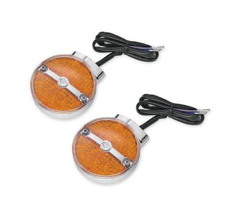 Harley Davidson 68411-10 Bar & Shield Front LED Turn Signals LED TURN SIGNAL, FRONT, AMBER
