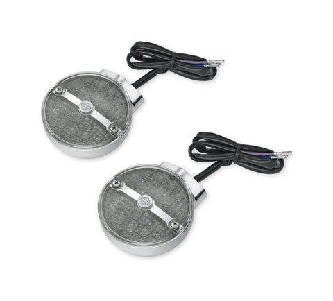 Harley Davidson 68435-10 LED Flat Lens Turn Signals LED TURN SIGNAL, SMOKED