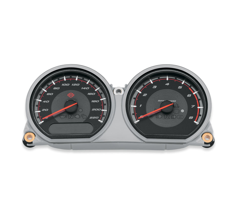 Harley-Davidson 70900777B Custom Face Gauges Speedo / Tach Cluster km/h