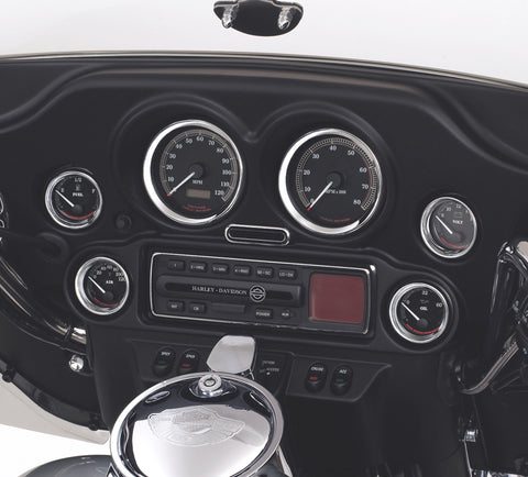 Harley Davidson 74550-92T 2 in. Gauge Bezel Cover Kit INSTR,CLUSTER/SPEEDO,X