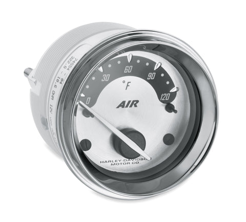 Harley Davidson 74554-04 Air Temperature Gauge - Spun Aluminum Face INSTR,CLUSTER/SPEEDO,X