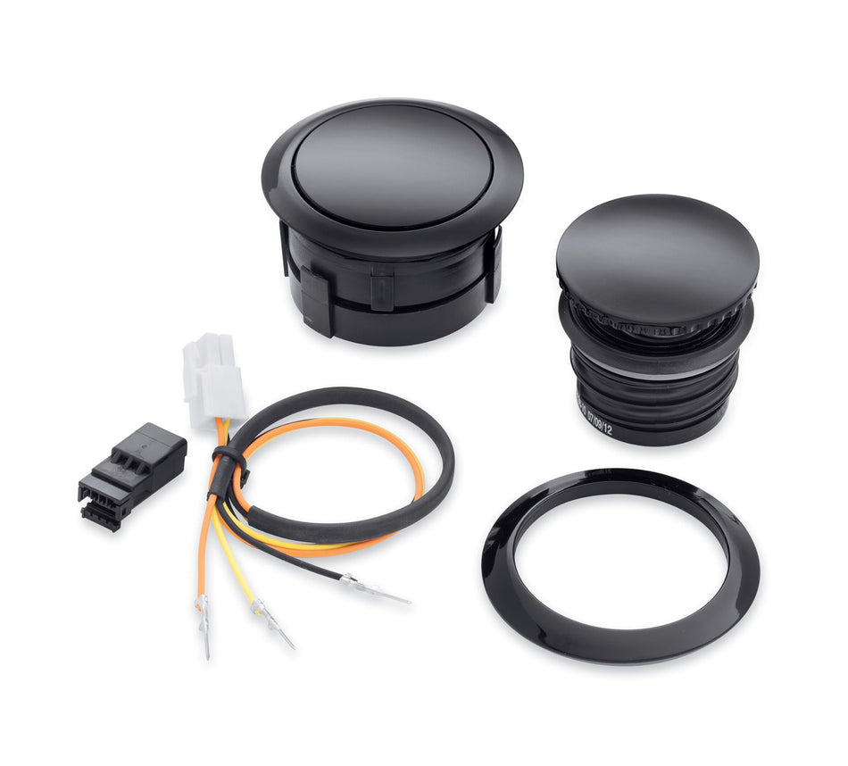 Harley-Davidson 75027-08D Flush-Mount Fuel Cap and Gauge Kit