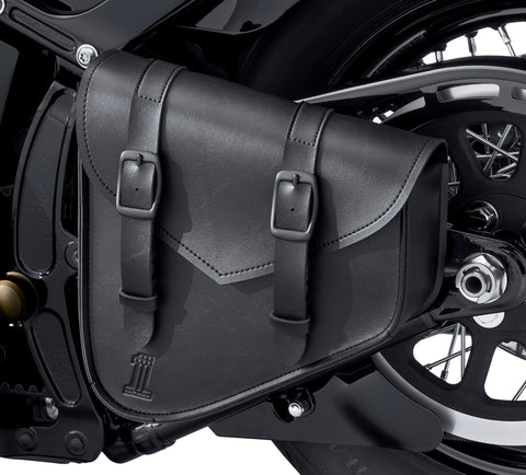 Harley-Davidson 90201768 Black Standard Line Swingarm Bag 90201768 | Harley-Davidson UK