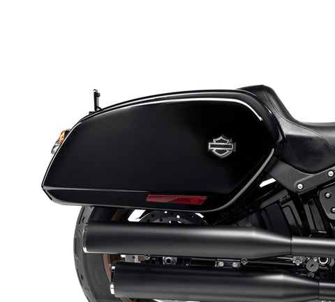 Harley Davidson 90202534DH FXLRST Saddlebags - Vivid Black KIT,S-BAG,ST,VIVID BLACK