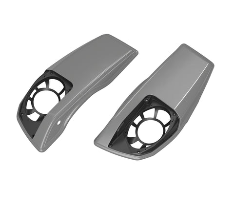 Harley-Davidson 90202793EXU colour Matched Saddlebag Speaker Lids Left & Right  Billiard Grey