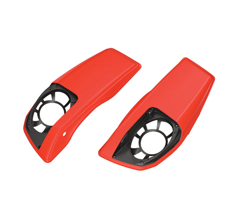 Harley Davidson Saddlebag Speaker Lids - Blood Orange