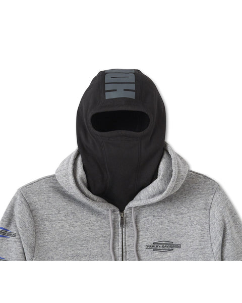Harley-Davidson® Roaring Balaclava Hoodie - Grey Heather 96003-25VM