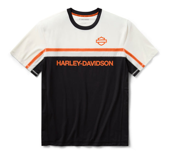 96286-26VM Harley-Davidson Tee-Knit Black/Off White