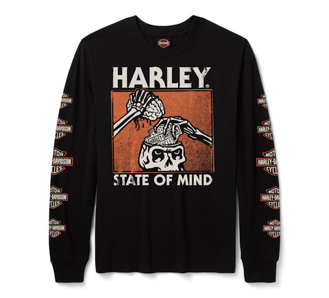 Harley-Davidson Men's H-D State of Mind Long Sleeve Tee 96389-26VM