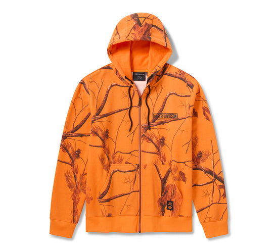 Felpa con cappuccio in maglia 96591-26VW Harley-Davidson Realtree Orange