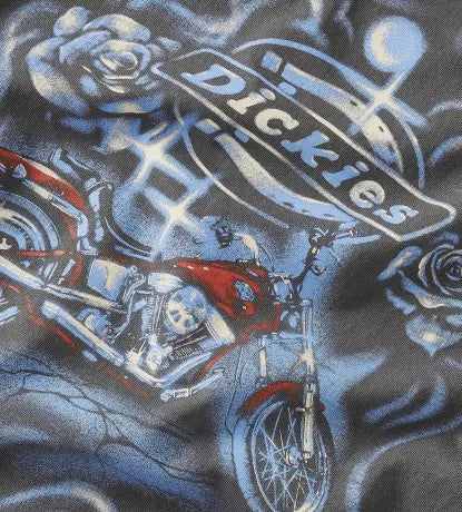 Harley-Davidson x Dickies women´s T-ShirtSoftail Boxy Crop grey 96585-25VW