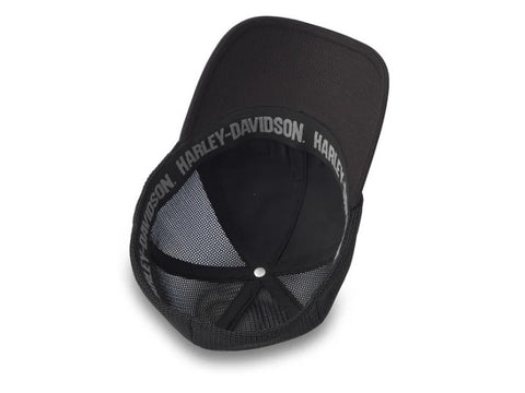 Harley-Davidson® Oil Can Bar & Shield Stretch-Fit Cap for Men  97612-25VM