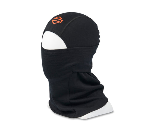 Harley Davidson, Open Bar & Shield Merino Balaclava - Harley Black - 97660-25VM