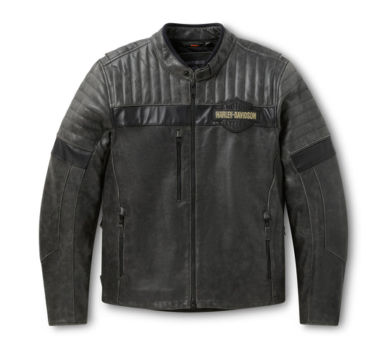 Chaqueta de cuero para hombre H-D Passing Link III genuina Harley-Davidson® 98001-26VM
