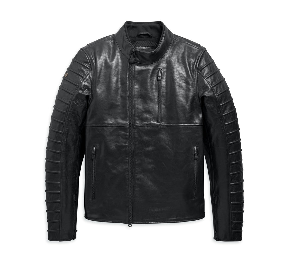 Harley Davidson, Men's Ozello Perforated Leather Jacket - 98006-20EM