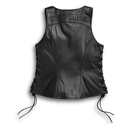 Gilet 98071-14VW Harley-Davidson Vest-avenue, pelle, nero