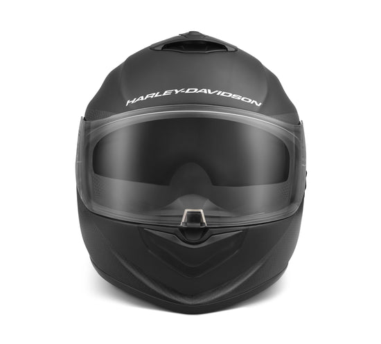 Genuine Harley-Davidson® H-D Brawler Carbon Fiber X09 Full Face Sun Shield Helmet 98130-21VX