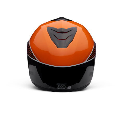 Genuine Harley-Davidson® Capstone Sun Shield II H31 Modular Helmet - Black & Orange 98161-24VX