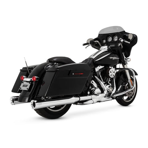 Vance & Hines, 4" Eliminator 400 slip-on mufflers. chrome 982430