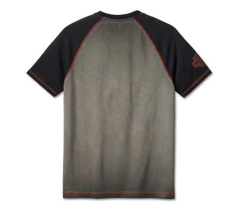 Genuine Harley-Davidson ® Men's Iron Bar Raglan Tee  99187-24VM