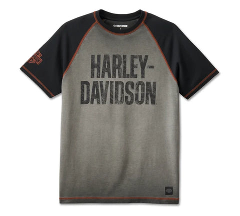 Genuine Harley-Davidson ® Men's Iron Bar Raglan Tee  99187-24VM