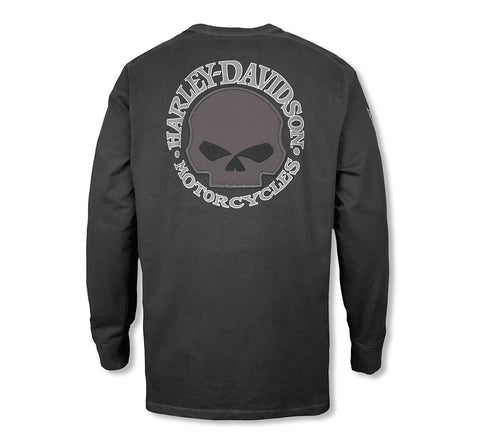 Genuine Harley-Davidson® Willie G ™ Skull Long Sleeve Top - Harley Black 99253-25VM
