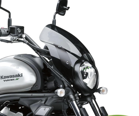 Kawasaki Café deflector & bracket kit (Fixed). 999940826  Cafe Deflector Smoke (Fixed) (Requires bracket)