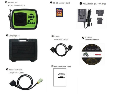 Kawasaki KX F.i. Tuning / calibration controller kit 260110933  Wire-Lead for Calibration Controller