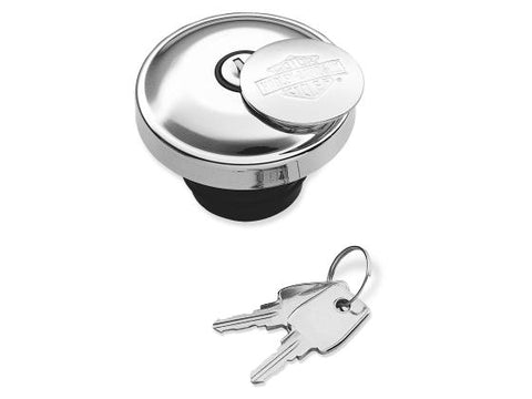 Harley-Davidson 61100129A Bar & Shield Self-Locking Fuel Cap