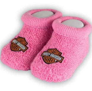 Genuine Harley-Davidson® Baby Booties 0-3 months S9LGL20HD