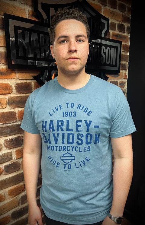 Genuine Leeds Harley-Davidson® Dealer T-shirt 'Galaxy' 40291595