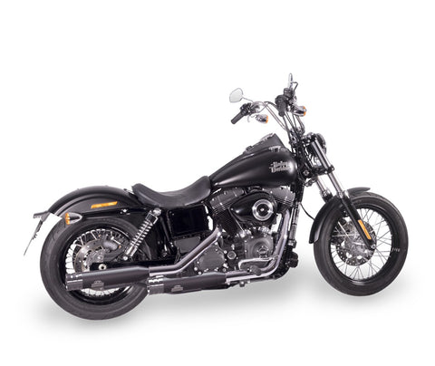 Dr. Jekill & Mr. Hyde Shorty Wrinkle Black Exhaust Harley-Davidson Dyna 2003–2006 EP-113689