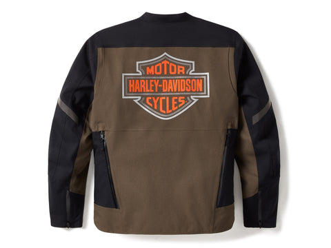 Chaqueta textil 97133-25VM Harley-Davidson, impermeable, negra