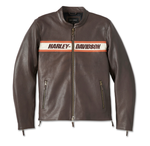 Harley-Davidson Men's Victory Lane II Leather Jacket - Java 98001-23EM