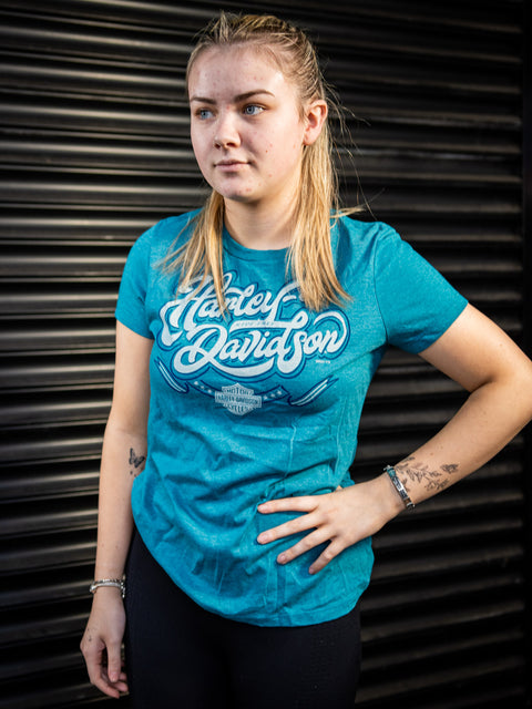 Gateshead Harley-Davidson® Dealer Top -  H-D Free Lds T Heather Teal 3001794-HTTL