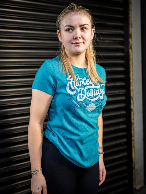 Gateshead Harley-Davidson® Dealer Top -  H-D Free Lds T Heather Teal 3001794-HTTL