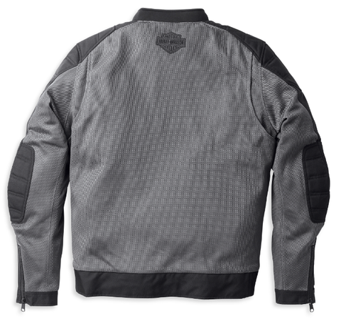 Genuine Harley-Davidson® Men's Zephyr Mesh Jacket w/ Zip-out Liner - Granite Grey 98131-22EM