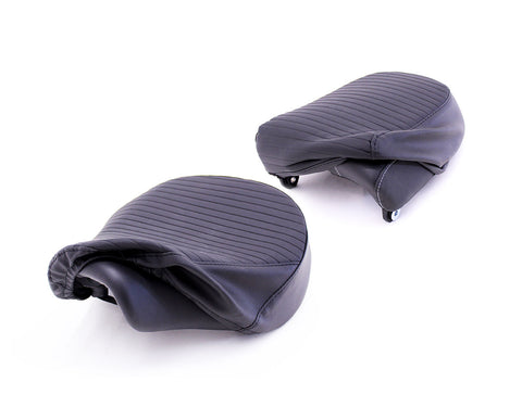 Royal Enfield - Black Pleated Seat Cover - KXA00134