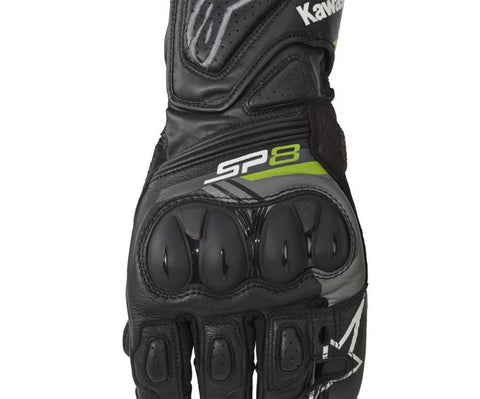 Kawasaki 077SRM22102L  LUCCA LEATHER GLOVE (Male) 2XL