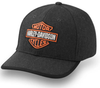 Genuine Harley-Davidson Bar & Shield Wool Strapback Cap 97619-25VM