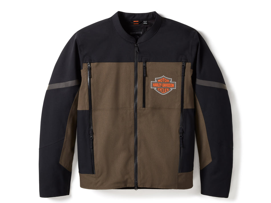 Chaqueta textil 97133-25VM Harley-Davidson, impermeable, negra